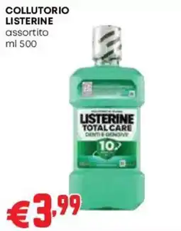 Pam Collutorio Listerine Total Care offerta