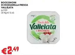 Pam Bocconcini di mozzarella fresca Vallelata offerta