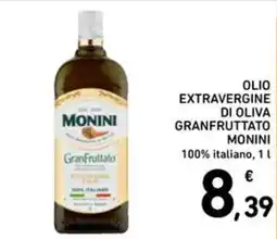 Spazio Conad Olio extravergine di oliva granfruttato Monini offerta