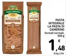 Spazio Conad Pasta integrale la pasta di camerino offerta