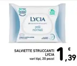 Spazio Conad Salviette struccanti Lycia offerta