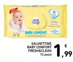 Spazio Conad Salviettine baby comfort fresh&clean offerta