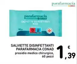 Spazio Conad Salviette disinfettanti parafarmacia conad offerta