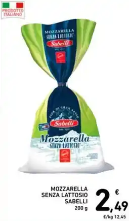 Spazio Conad Mozzarella senza lattosio Sabelli offerta