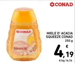 Spazio Conad Miele d'acacia squeeze Conad offerta