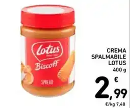 Spazio Conad Crema spalmabile Lotus Biscoff offerta