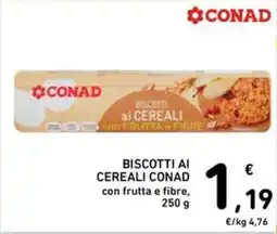 Spazio Conad Biscotti ai cereali Conad offerta