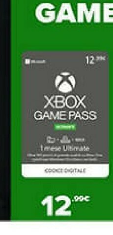 Xbox game pass