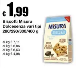 Sì con te Market Biscotti Misura Dolcesenza offerta