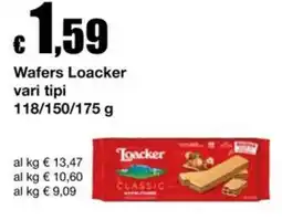 Sì con te Market Wafers Loacker Classic offerta