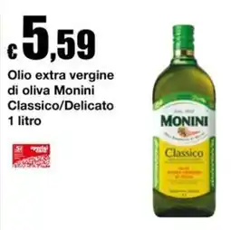 Sì con te Market Olio extra vergine di oliva Monini Classico offerta