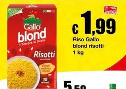 Sì con te Market Riso Gallo blond risotti offerta