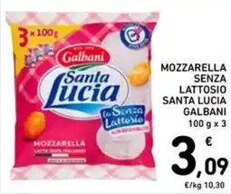Spazio Conad Mozzarella senza lattosio Santa Lucia Galbani offerta