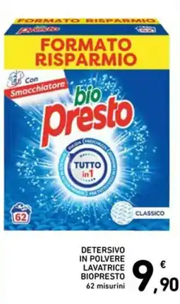 Spazio Conad Detersivo in polvere lavatrice biopresto offerta