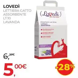 Arcaplanet Lettiera gatto assorbente Lavanda offerta