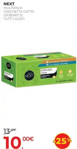 Arcaplanet Next vaschetta gatto sterilised mousse offerta