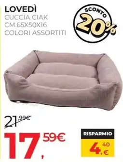 Arcaplanet Cuccia ciak offerta