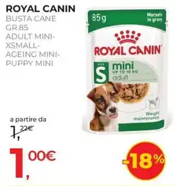 Arcaplanet Royal Canin busta cane adult mini offerta