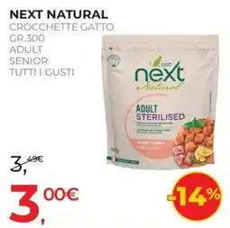 Arcaplanet Next Natural crocchette gatto adult sterilised offerta