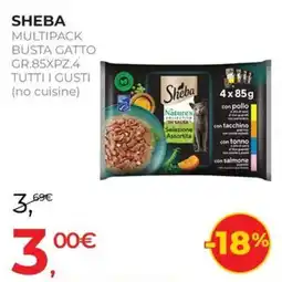 Arcaplanet Sheba multipack busta gatto offerta