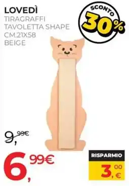 Arcaplanet LOVEDÌ TIRAGRAFFI TAVOLETTA SHAPE offerta