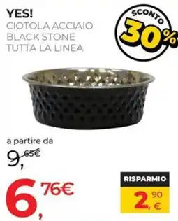 Arcaplanet Ciotola acciaio black stone offerta