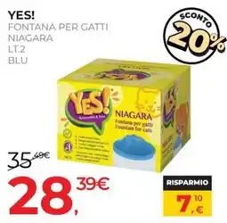 Arcaplanet Fontana per gatti Niagara offerta