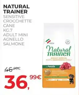 Arcaplanet Natural Trainer Sensitive Crocchette Cane offerta