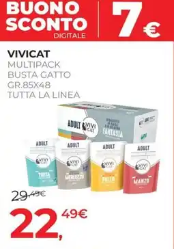 Arcaplanet Vivicat multipack busta gatto offerta