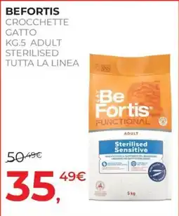 Arcaplanet Be Fortis crocchette gatto adult sterilised sensitive offerta