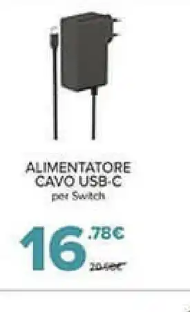 Alimentatore cavo usb-c