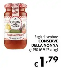 Maxi Supermercati Ragù di verdure Le conserve della nonna offerta