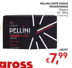 Migross Superstore Pellini caffè vivace tradizionale Classico offerta