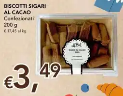 Migross Superstore Biscotti Sigari al cacao offerta