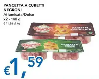 Pancetta a cubetti Negroni