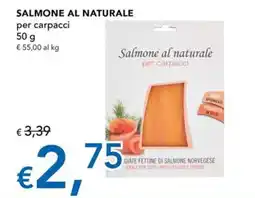 Migross Superstore Salmone al naturale per carpacci offerta