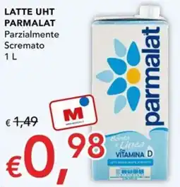 Migross Superstore Latte UHT Parmalat Parzialmente Scremato offerta