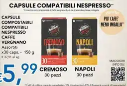 Migross Superstore Capsule compostabili compatibili Nespresso Caffè Vergnano offerta
