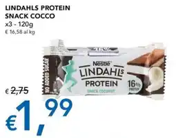 Migross Superstore Lindahls protein snack cocco offerta