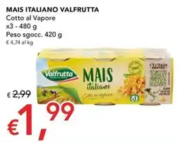 Migross Superstore Mais italiano Valfrutta offerta