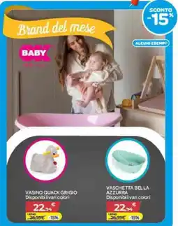 Bimbo Store Baby Vasino Quack Grigio offerta