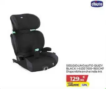 Seggiolino auto Quizy Black