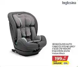 Bimbo Store Inglesina Seggiolino auto Caboto Stone Grey offerta