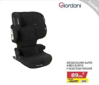 Giordani Seggiolino auto Ares ISOFIX