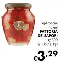 Maxi Supermercati Peperoncini ripieni Fattoria dei Sapori offerta