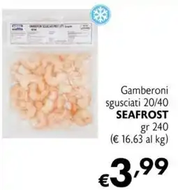 Maxi Supermercati Gamberoni sgusciati 20/40 SEAFROST offerta