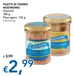 Migross Superstore Filetti di tonno Nostromo offerta
