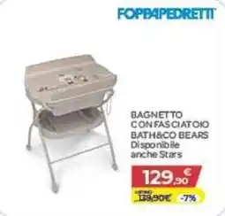 Bimbo Store Bagnetto con fasciatoio Bath&Co Bears offerta