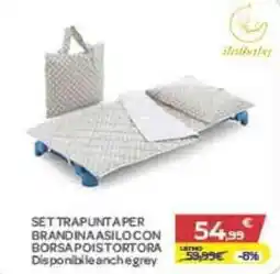 Bimbo Store Set trapunta per brandina asilo con borsa poistortora offerta