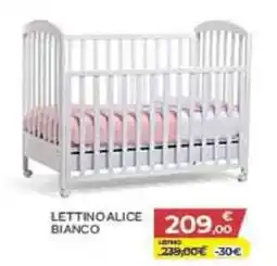 Bimbo Store Lettino Alice Bianco offerta